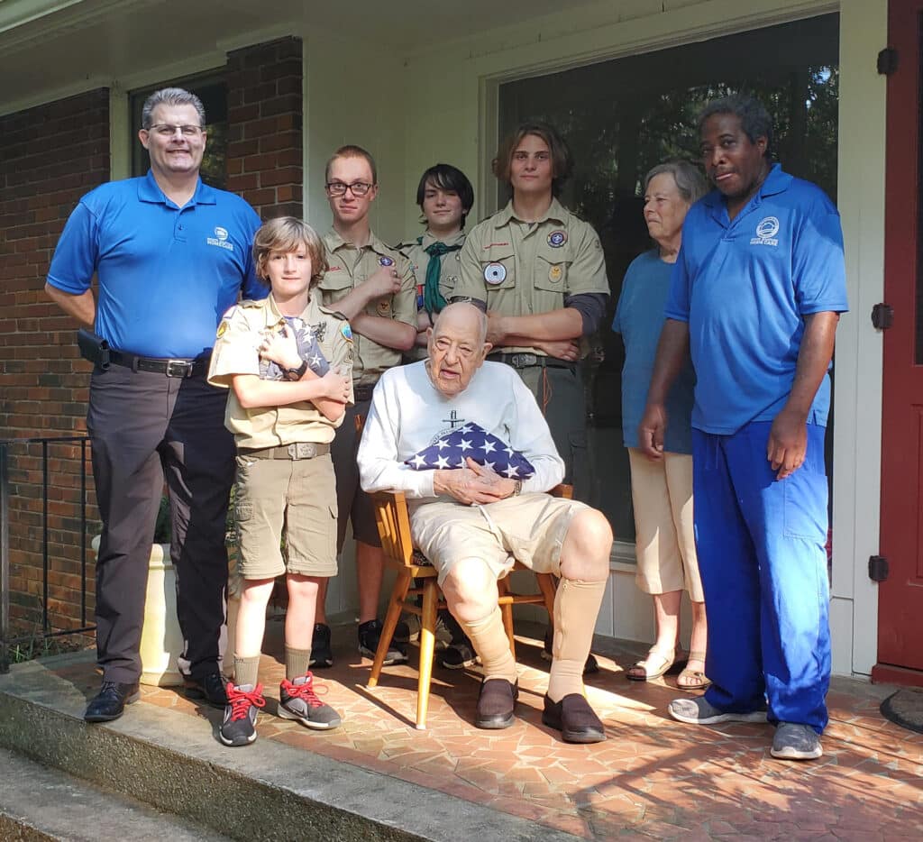 Veterans Care at Home Atlanta GA - Honoring a Long Standing Member of the Community